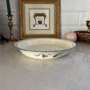 Lenox Chinastone Poppies on Blue- USA- 10 1/4" Round Vegetable Bowl
